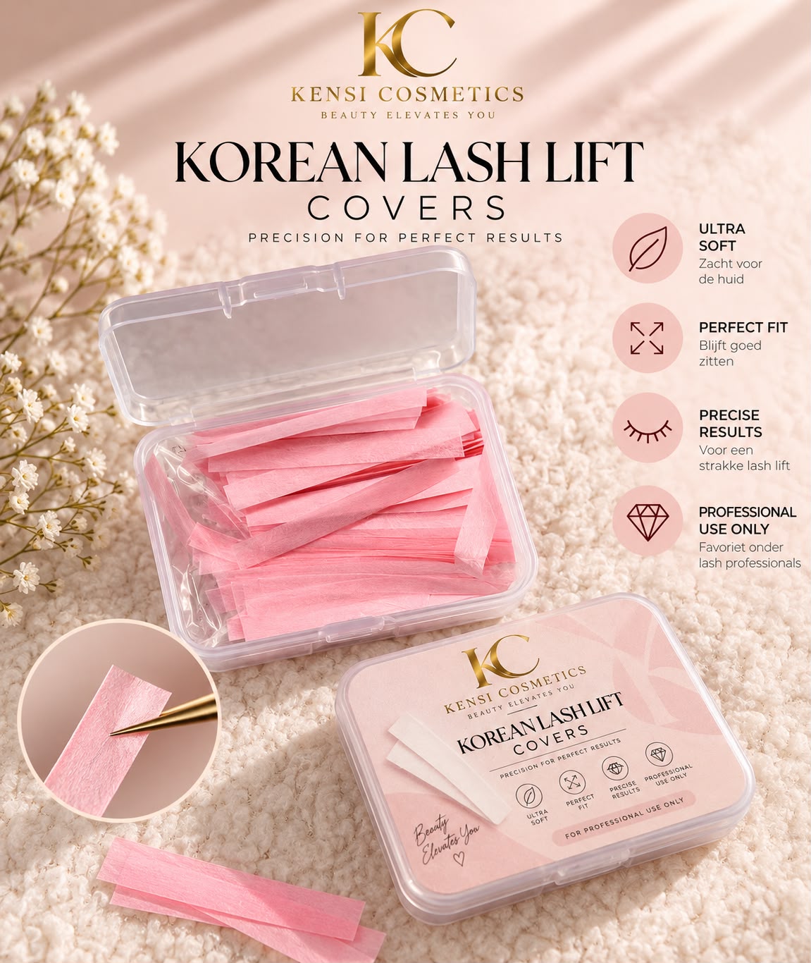 KC Korean Lashlift Covers - 500 stuks